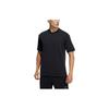 T Shirts Men's Black Crew Neck Moderate Straight Fit GQ1170