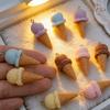 10Pcs 17*37Mm Colorful Resin Ice Cream Cone Charm Pendants For Diy Bracelet Necklace Earrings Jewelry Making Accessories