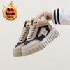 "Women's Plus Velvet High-Top Snow Boots, 2024 Winter, Korean Style, Warm Casual Thick-Soled Cotton Shoes"