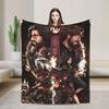 Clair Obscur Expedition 33 Gustave Flannel Throw Fashion Blankets Video Game for Couch Knitted Fashion Blanket Travel Warm Portable Quilt