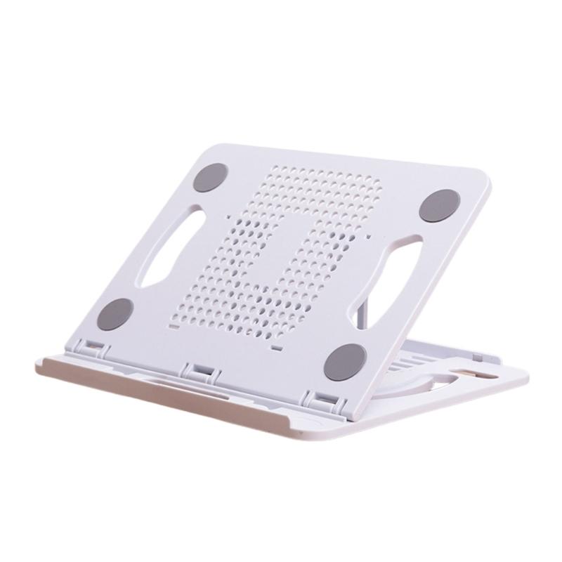 Ergonomic Laptop Stand Bracket Stand Angle Adjustable Gamer Gaming Support Bracket Portable Foldable Computer Stand белый