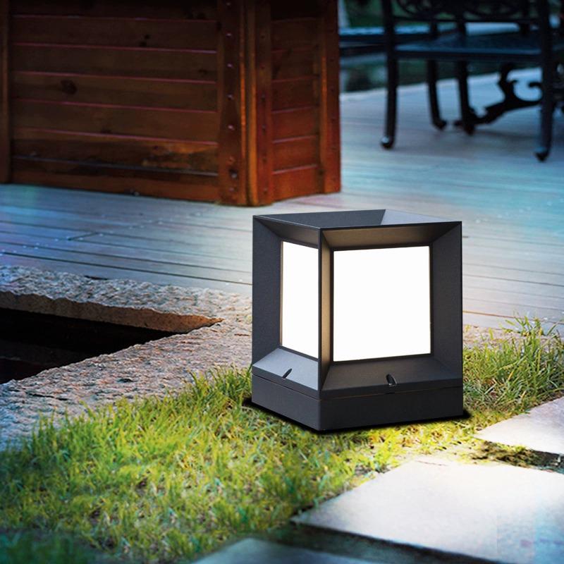 Modern Waterproof Outdoor Pillar Light for Villa, Lawn, Courtyard, and Fence Decor