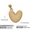18K Gold-Plated Zircon Alphabet Pendant Necklace – Elegant European & American Style Jewelry