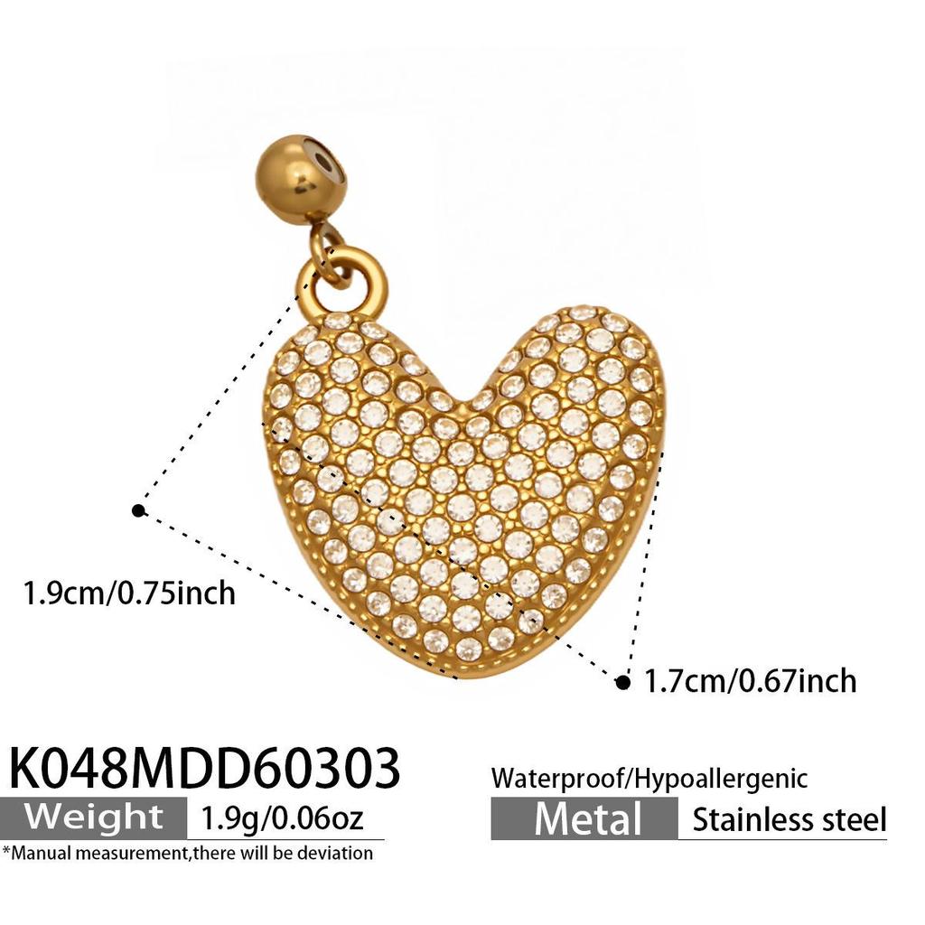 18K Gold-Plated Zircon Alphabet Pendant Necklace – Elegant European & American Style Jewelry