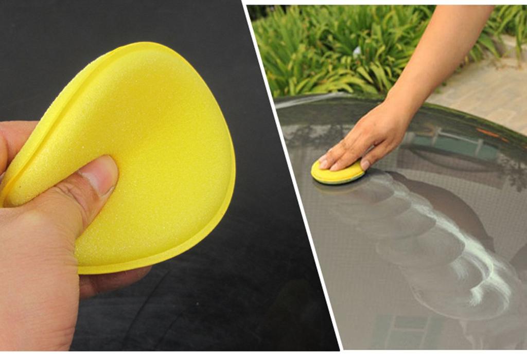 Crusar Wax Wax Soft Wax Increase Shine and Protect Your Car from Scratches Car Wax (Crusar) 12-Piece Set Easy-to-Apply Sponges, Applicators, Sponges,
