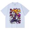 230 g/m² 100 % Baumwolle Dragon Ball V57 Gohan Piccolo Aufdruck Unisex Schweres Baumwoll-T-Shirt
