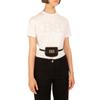 Bally Emblem Series Metal Logo Classic Vintage Leather Waist Bag Clutch Shoulder Crossbody Mini Women Bags Black 6300058