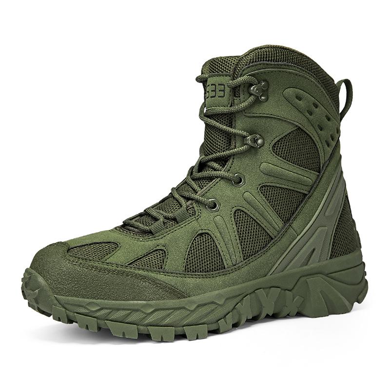 

Fashion New Arrival Desert Hiking Boots Outdoor Men s High Tops Shoes Non-slip Male Motorcycle Boots Hot Sale Treking Footwear Men Botas 39 армия зеленый
