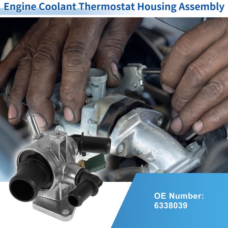 

X Autohaux Engine Coolant Thermostat Housing Assembly No.6338039 for LANCIA M 2004-2012