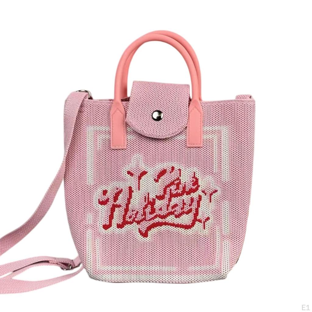 Women Crochet Phone Bag Cartoon Creative Crossbody for Dating Party Shopping