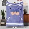 Glam Style Cartoon Print Flannel Throw - Ultra-Soft, All-Season, Tear Resistant, Perfect for Sofa, Bed, Office Nap - Ideal Gift"