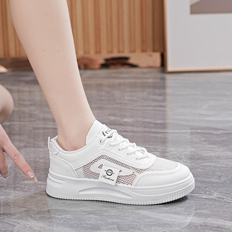 Summer new mesh heightening breathable casual shoes ins student tide street XYP 35 белый