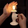 Vintage Lamp Vintage Candle Light Tabletop Lamp Ambient Lighting Rechargeable Home Decor For Birthday Dorm Apartment Bedroom