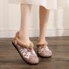 Fashion Winter Fashion Round Toe Embroidered Cloth Shoes for Autumn Winter Simple Comfortable Daily Casual Women's Shoes