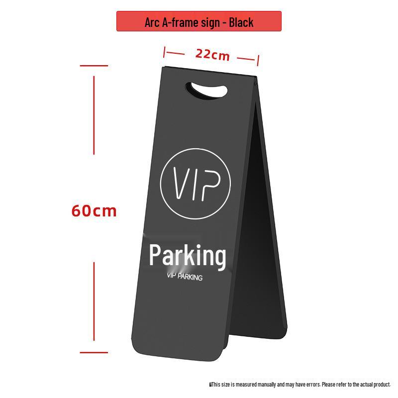 A-Frame Foldable  No Parking  Warning Sign for Reserved Parking Spaces