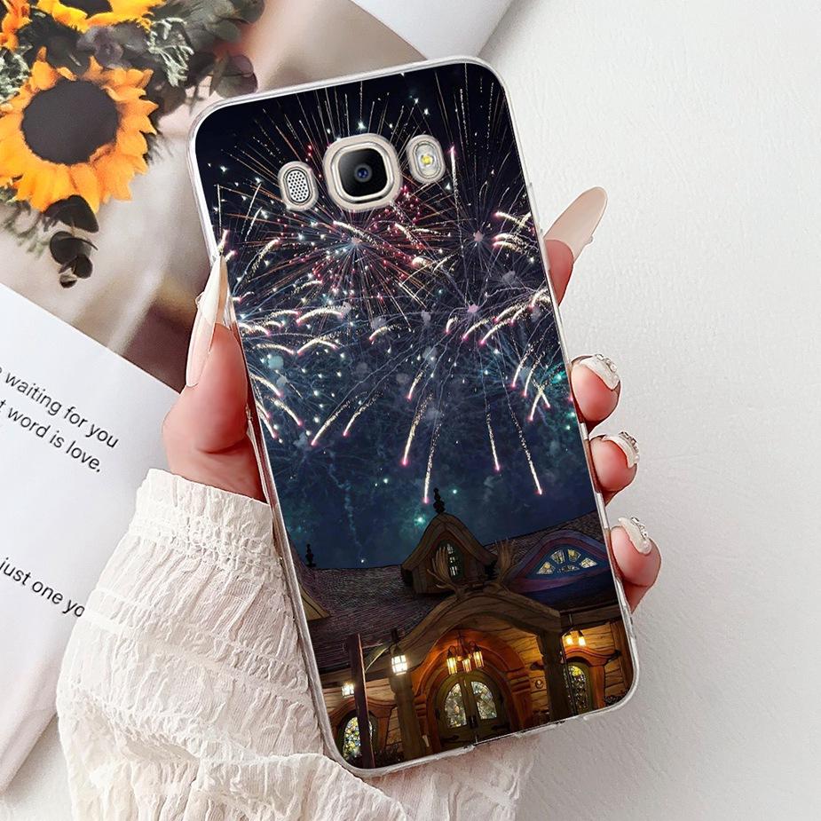 For Samsung Galaxy J5 2016 Case SM-J510F New Luxury Painted Cover Soft Silicone Phone Case For Samsung J3 J5 J7 2016 Fundas Capa