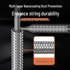 Alice AE536 Electric Guitar Strings, Anti-Rust Coated, Set of 6 (09-42, 10-46)
