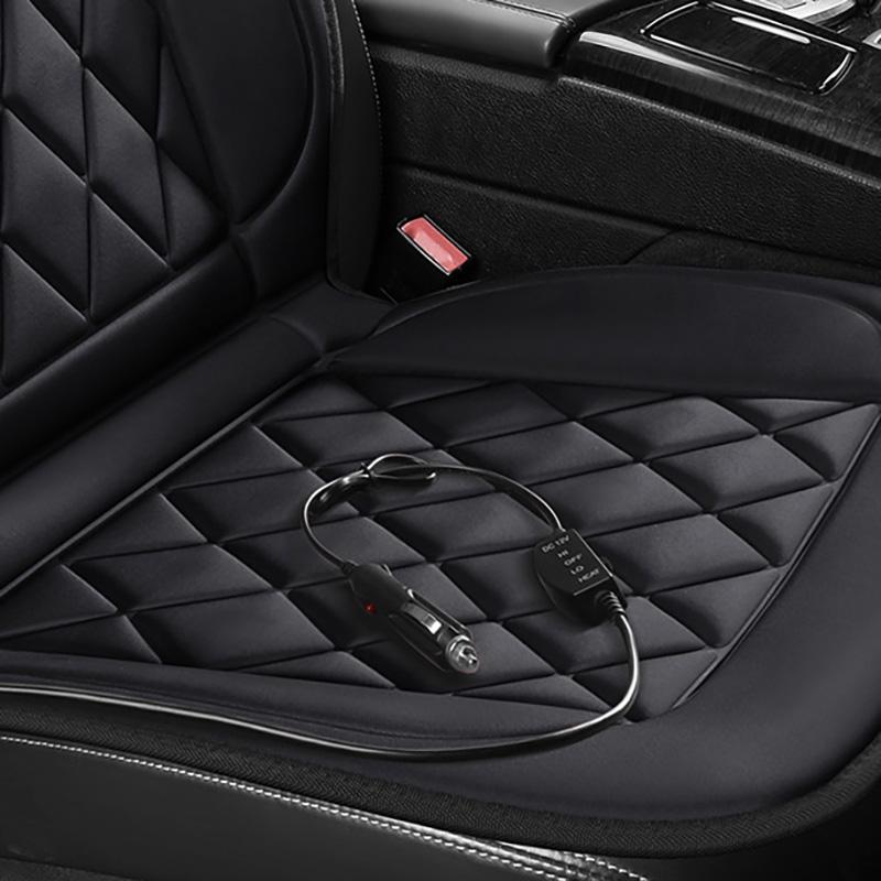 Aquecedor de assento de carro 12V Aquecedor de almofada de assento universal Tapete de aquecimento de inverno automático Acessórios para interior de carro