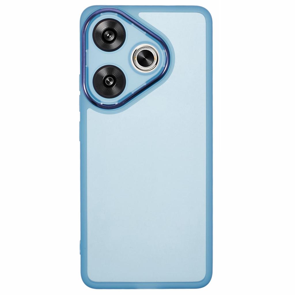 DKSM Series For Xiaomi Poco F6 5G/Redmi Turbo 3 5G Case Electroplated Camera Frame TPU Phone Cover