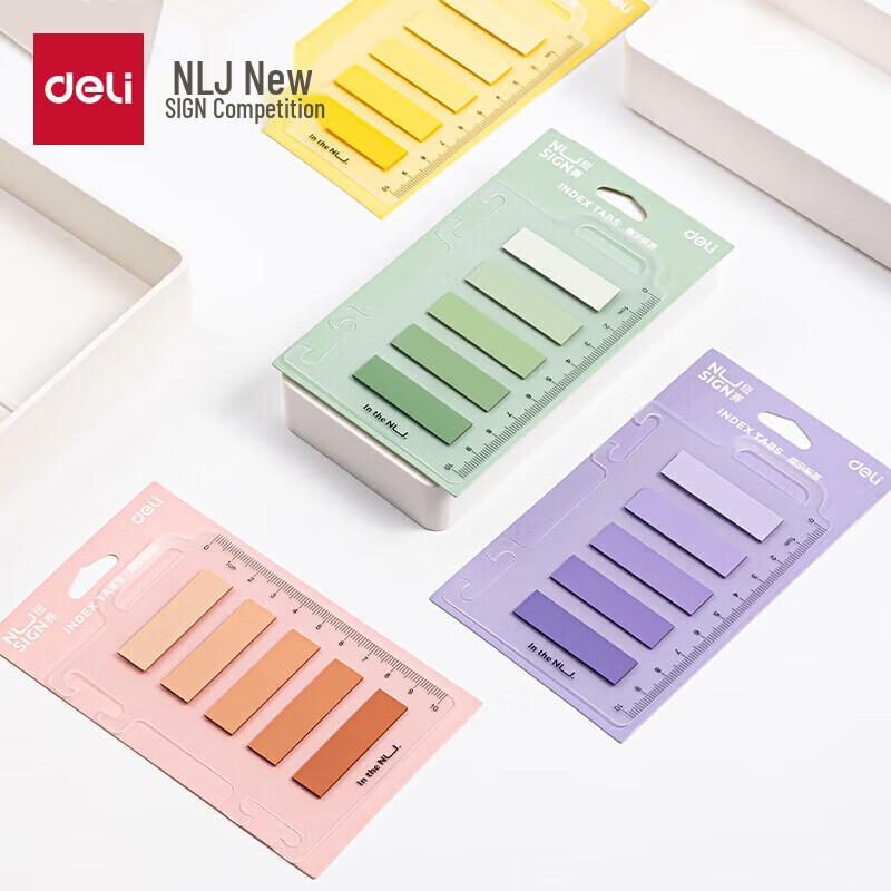 Deli NS356 Index Tabs Sticky Notes Set