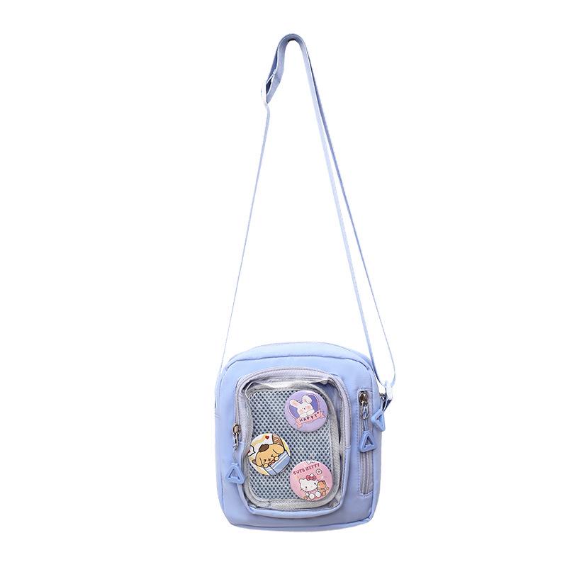 Japanese Transparent Ita Bag: Versatile Small Capacity Crossbody Shoulder Bag for Women