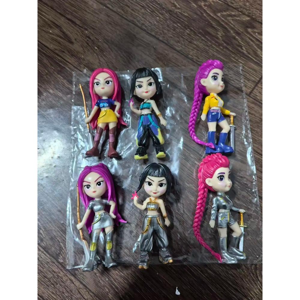 Anime Kpop Devil Hunter Blind Box Disassembly Fun Blind Bag Small Statue Peripheral Model Desktop Blind Box Decoration Gift