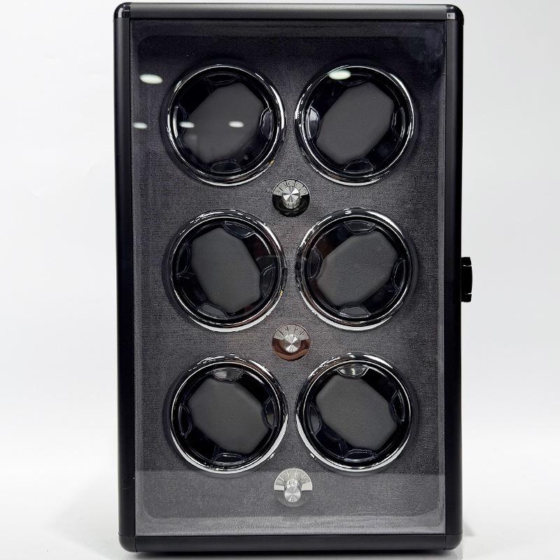 Aluminum Alloy Mechanical Watch Winder: Home Use Self-Winding Rotating Storage Box
