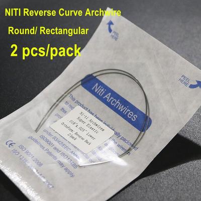 Dental Orthodontic NITI Reverse Curve Archwire RCS Archwire Rectangular/Round