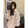 Fashion Sweatshirt Long Sleeve Korean Letter Printing Baggy Female Tops Pullover Hoodie Autumn