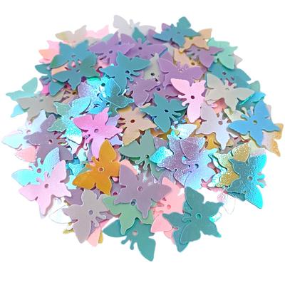 Creative PVC Patch 500Pcs DIY Clothing Accessories Fashion Beaded Sequins 6 Style Daisy Flower Magic Color Cherry Blossom Heart Butterfly Accessories