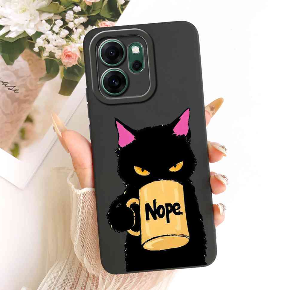 Funda For OPPO Reno 14F 5G Case Cat Dragon Lens Protection Back Cover For OPPO Reno14F Reno14 F CPH2743 5G Coque