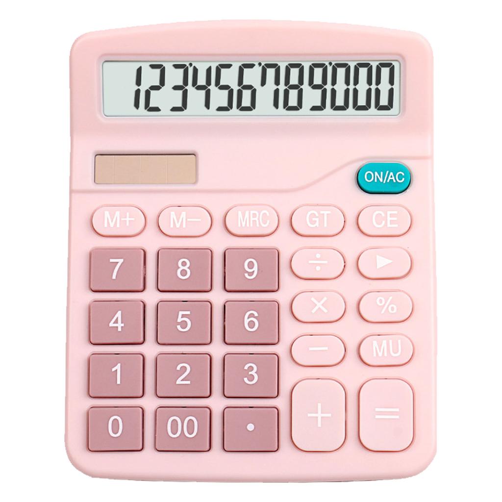 Solar Calculator Multifunctional Fashionable Cute Small Digital Desktop Calculator for Students Home