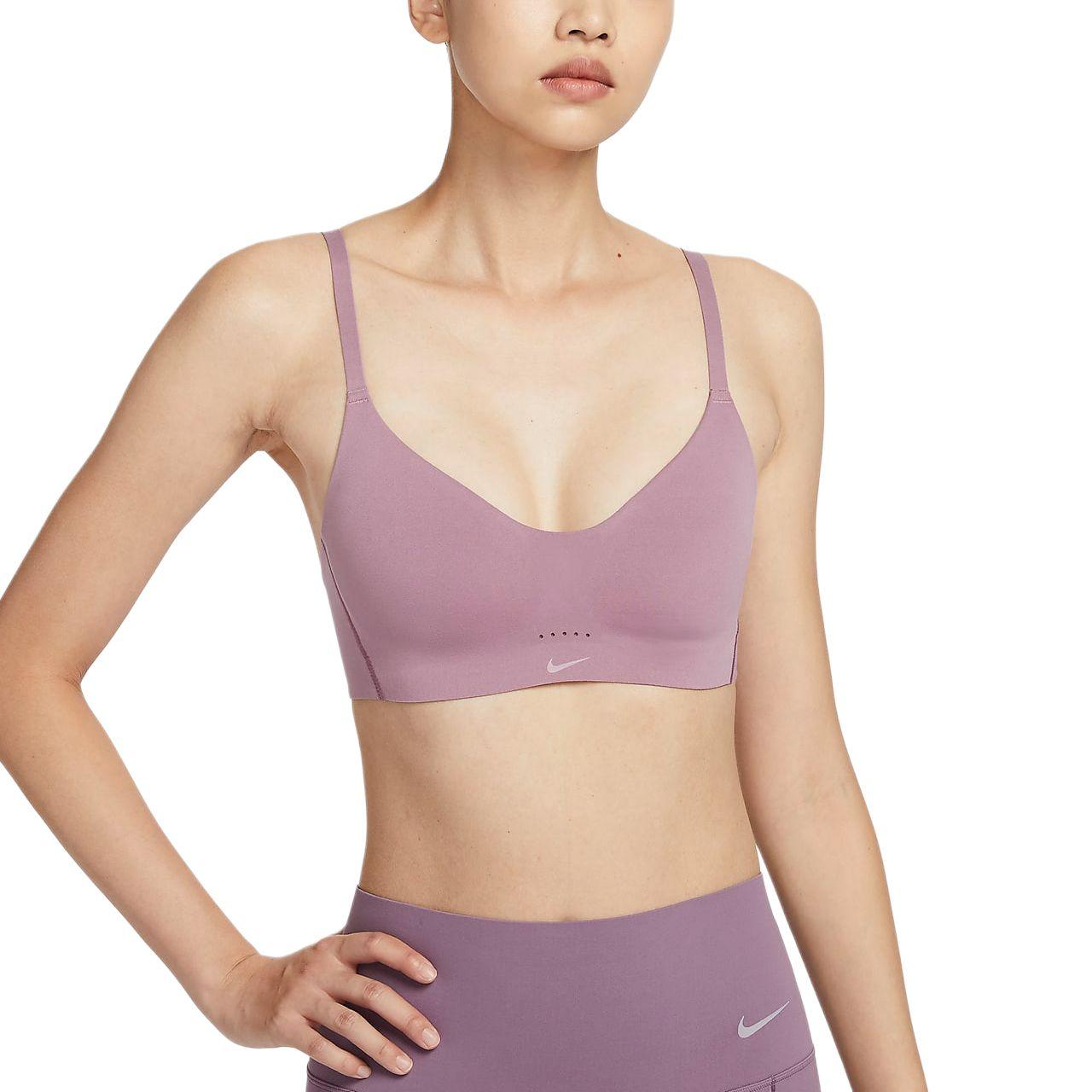 Nike AlateDri Fit Minimalist Sports Underwear Women s Gray Purple Red/White FQ3551-523 L (C-E)