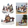 Creative Houses Building Collection Snow House Winter Gifts Craft Battery Operated for home and indoor Party Children Kids