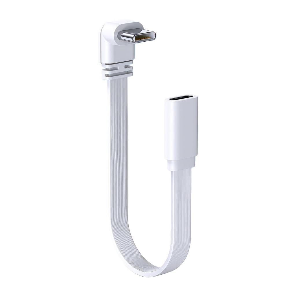 10/20/50cm Short 100W Type C To Type C Cable 90 Degree Elbow Data Cable 480mbps Fast Charging Cord for Mobile Phone