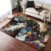 Anime O-Overlords A-Albedo Floor Mat Soft Thickened Absorbent Non-Slip Bedroom Living Room Door Mat Home Decor Flannel Rugs