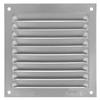 Amig | Ventilation Grille 3 | 100 X 100 Mm | Aluminum | Silver
