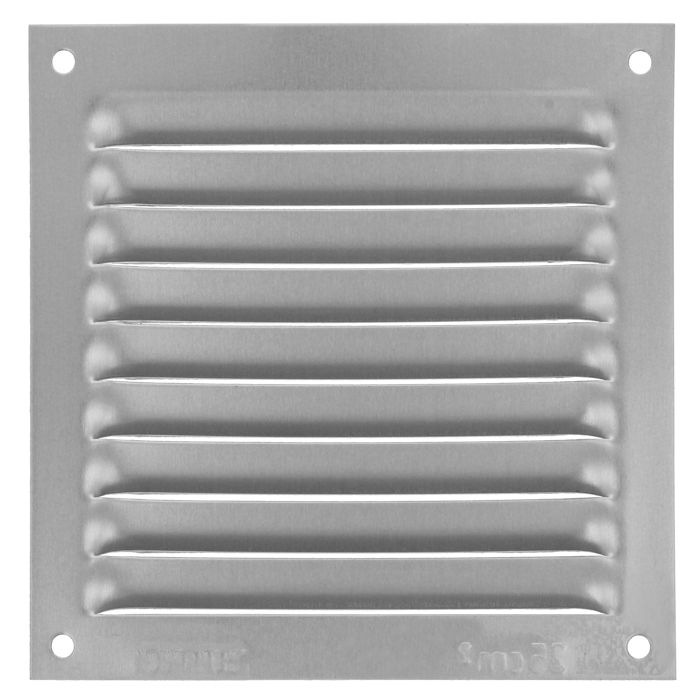 Amig | Ventilation Grille 3 | 100 X 100 Mm | Aluminum | Silver