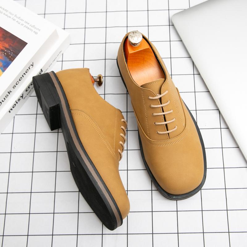 New Arrival Men Oxford Shoes Thick Soled Leather Casual Shoes Comfortable Classic Business Shoes Elegantes Formal Dress Footwear