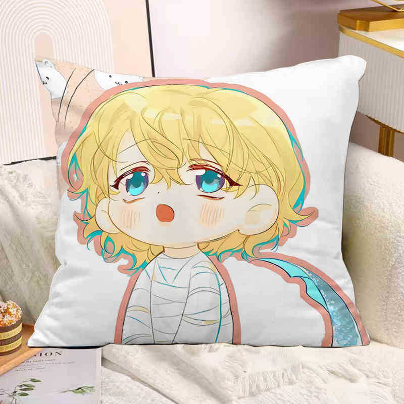 The Mermaid Has Fallen Baichu Xiaobai Lanbo Animation Peripheral Pillow Pillow Pillow Bedside Sofa Sitting Cushion