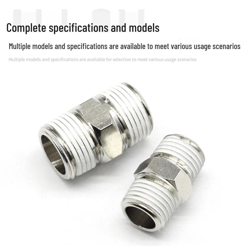 Pneumatic Threaded Straight Connector BU/BB Series