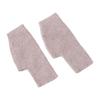 Wool Knitted Gloves Velvet Plush Mittens Lovely Half Finger Gloves  Students