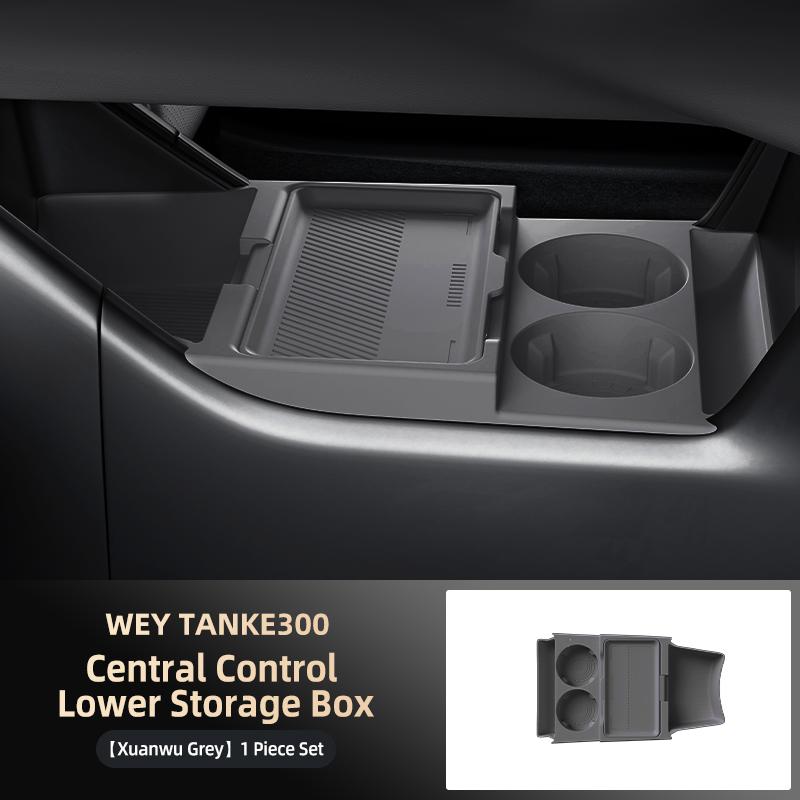 For BYD Seal 6 EV 2025 Storage Box Center Armrest Hidden Box Cup Holder Organizer Interior Accessories