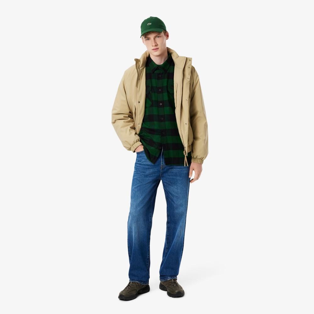 Lacoste Men's Chest Pocket Check Shirt CH9210-55NU1Y