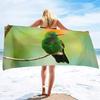 Bird Microfiber Beach Towel Soft Highly Absorbent Decorative Towel Lightweight Compact Beach Accessories for Bathroom Beach Spa
