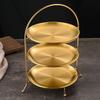 Yoder Korean Style Stainless Steel Multi-Layer Round Plate Storage Rack