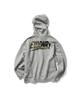 Extraordinary Camo Fill Logo Zip-Up Hoodie Melange Gray