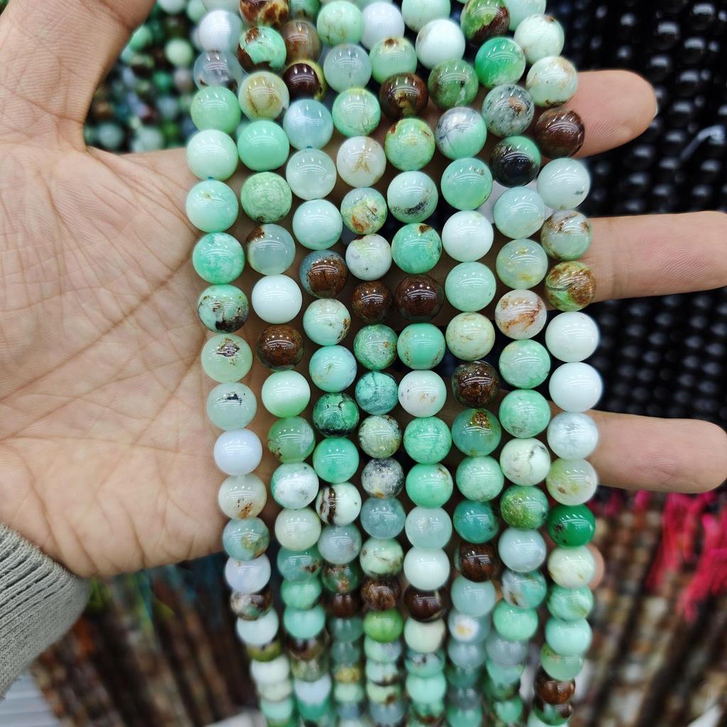 Australian Jade Round Loose Beads for DIY Bracelets & Necklaces - Fashion Jewelry Accessories