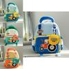 Large Backpack Capacity Cartoon Tractor Girls Boys Baby Kindergarten School Bag