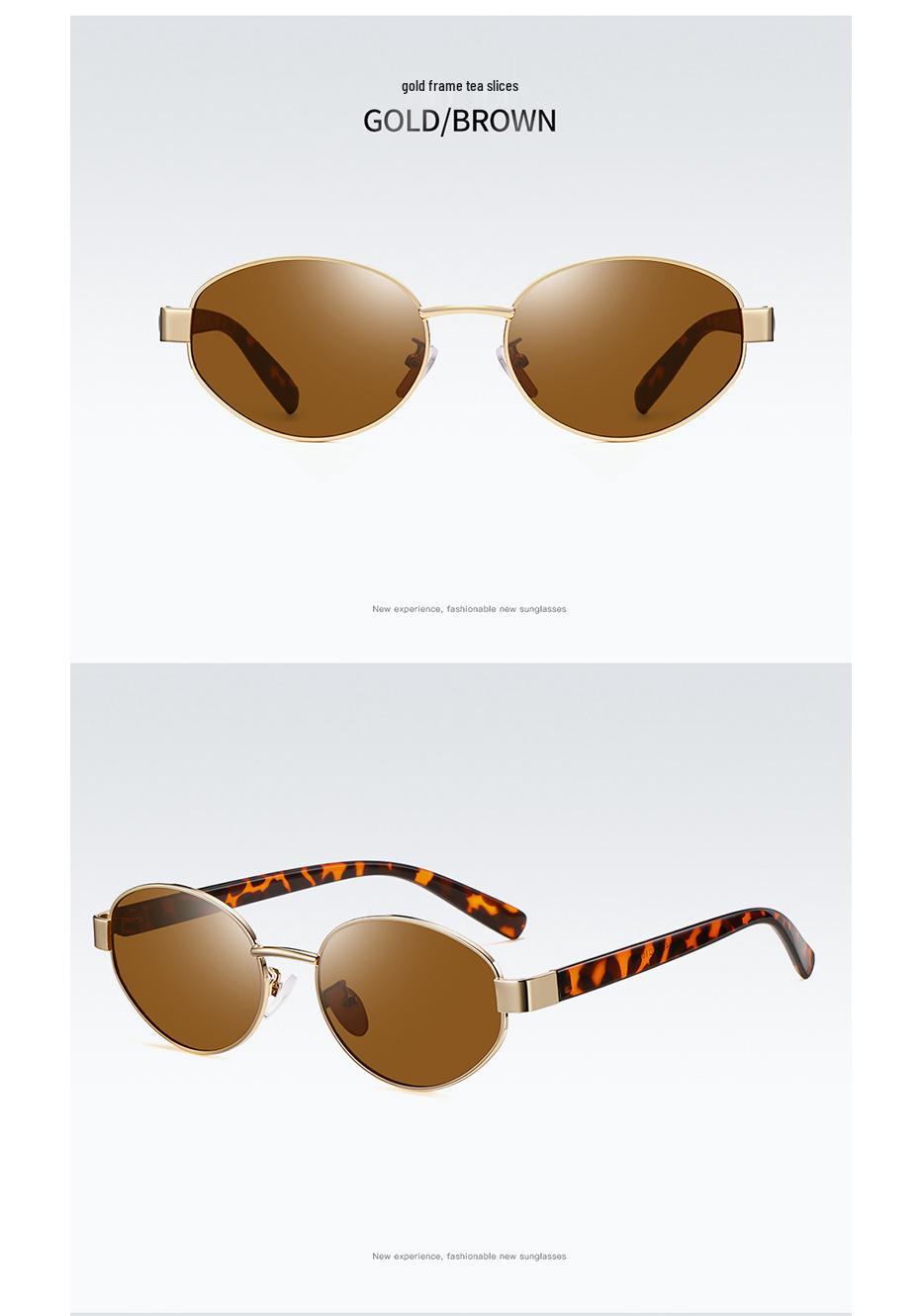 Retro Cat Eye Oval Sunglasses - Trendy 2025 Style with UV Protection